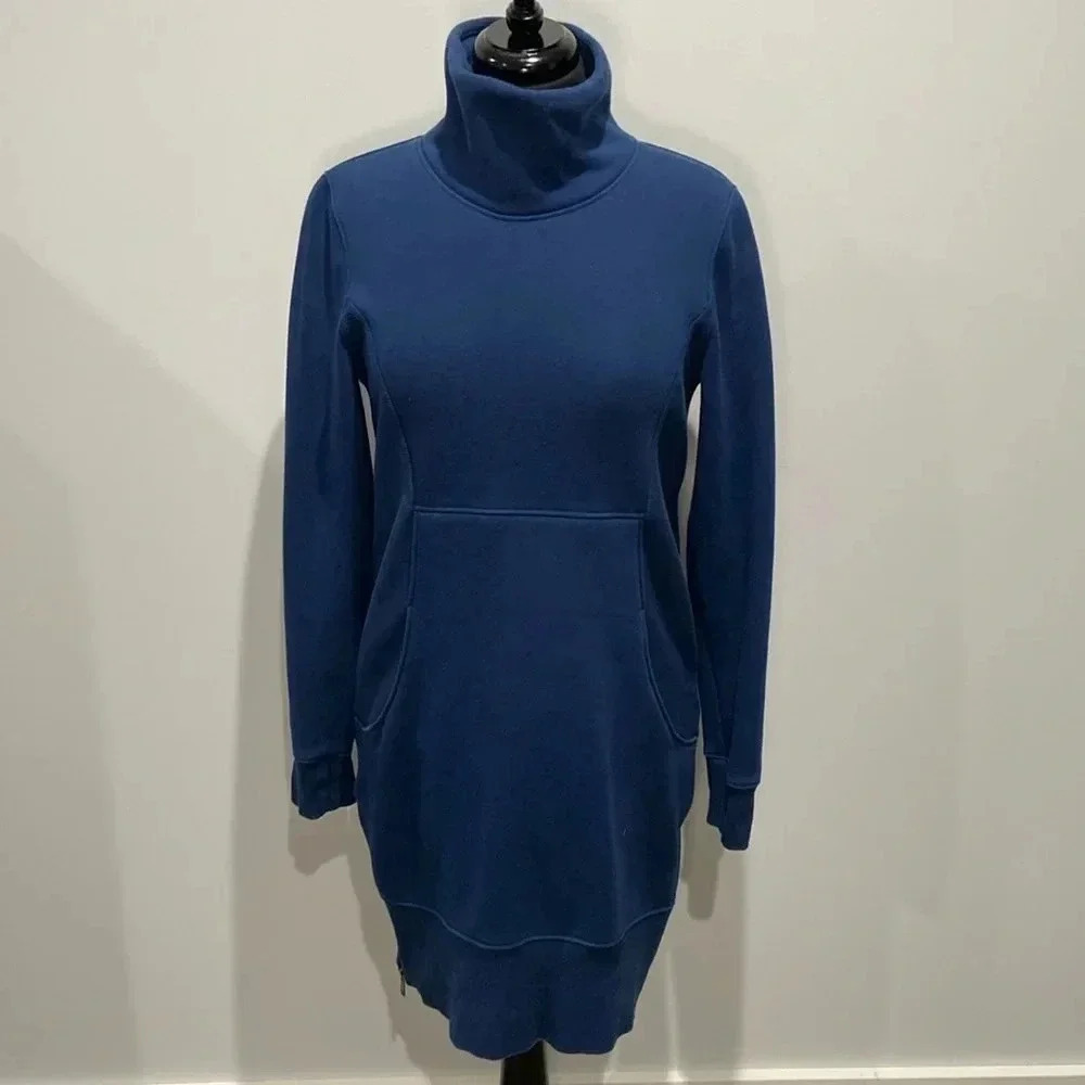 Athleta |. High Collar Sweater  Dress